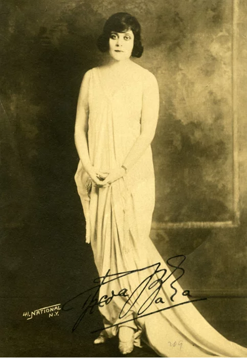 Theda Bara autograph