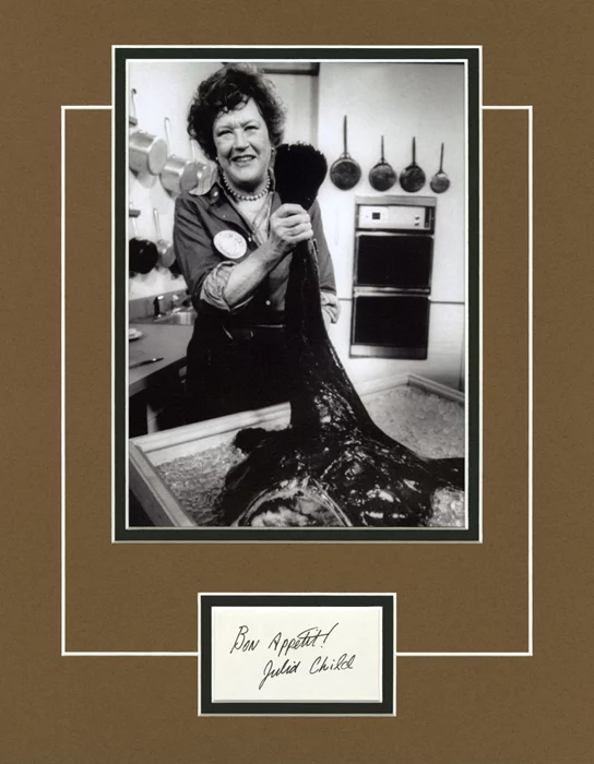 Julia Child autograph