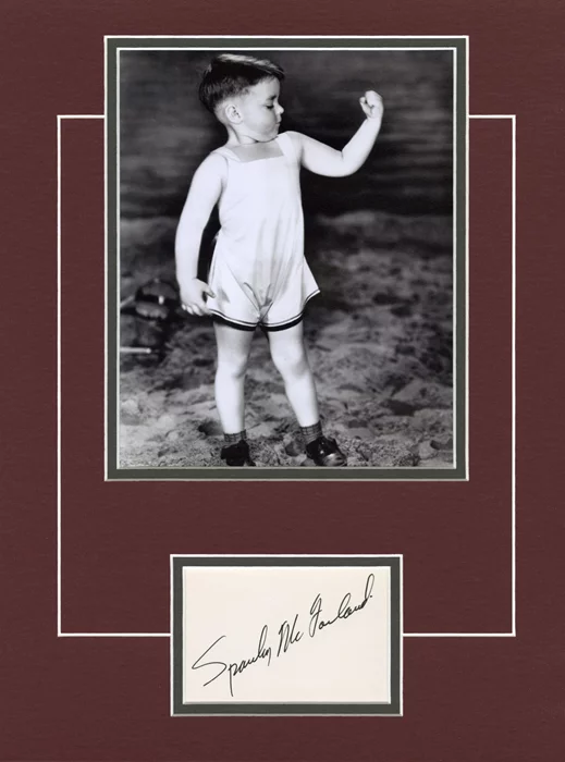 Spanky McFarland autograph