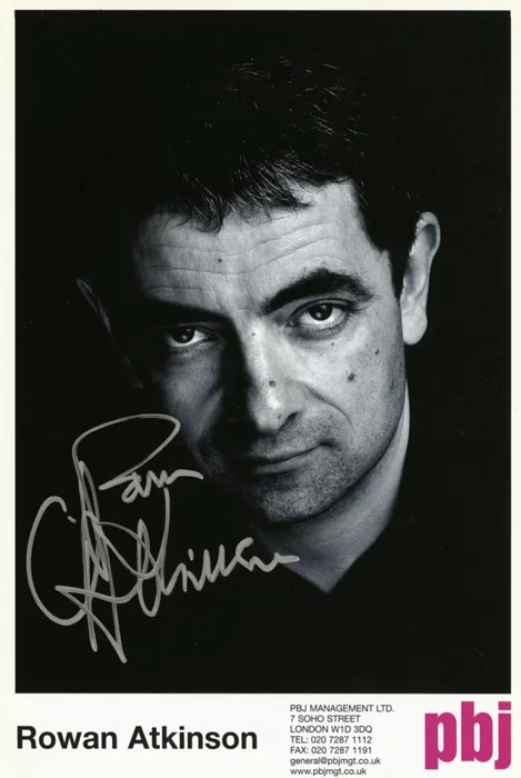Rowan Atkinson autograph