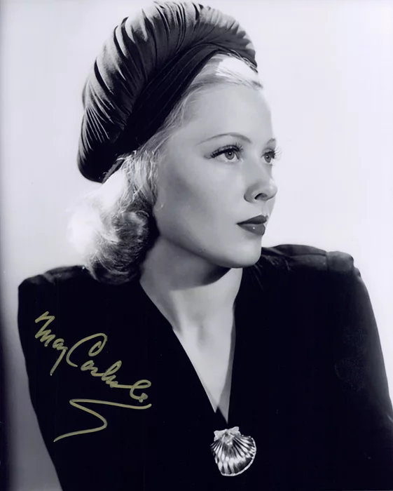 Mary Carlisle autograph