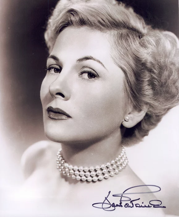Joan Fontaine autograph