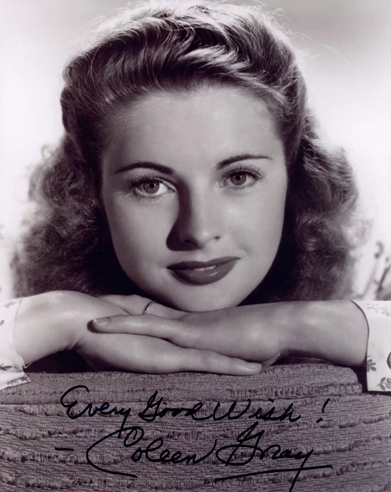 Coleen Gray autograph