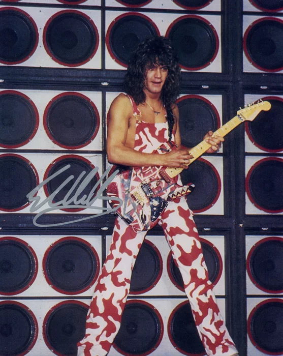 Eddie Van Halen autograph