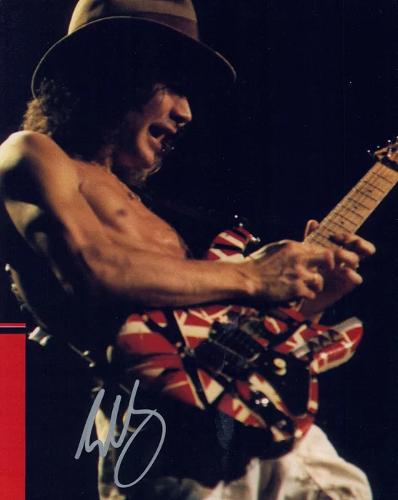 Eddie Van Halen autograph