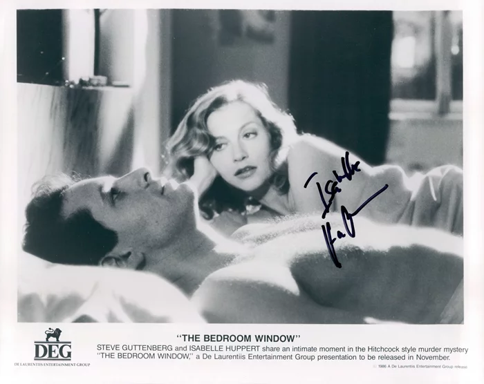 Isabelle Huppert autograph