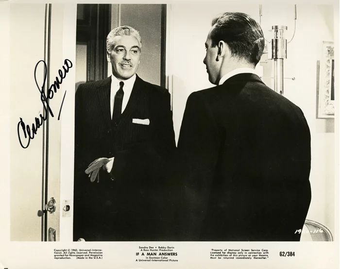 Cesar Romero autograph