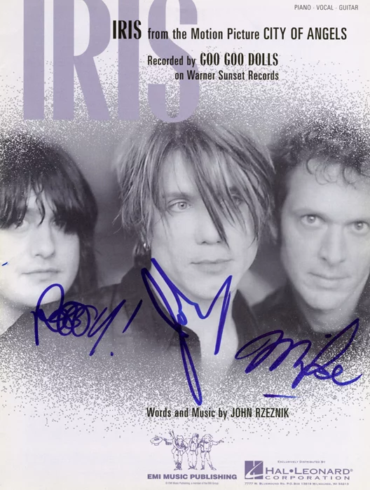 Goo Goo Dolls autograph