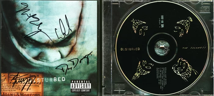 Disturbed autograph