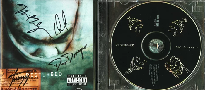 Disturbed autograph