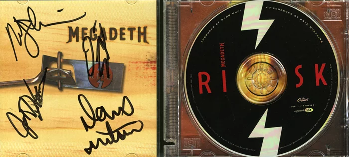 Megadeth autograph