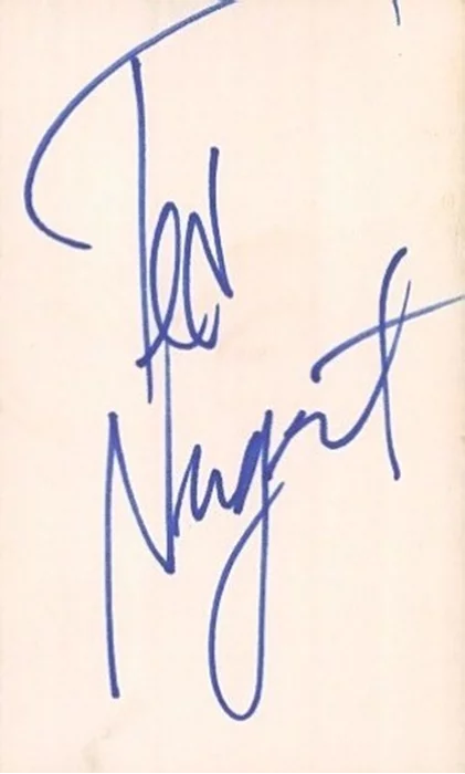 Ted Nugent autograph
