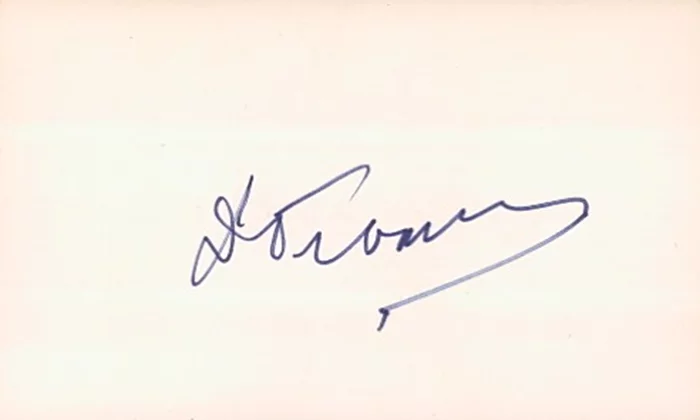 Donovan autograph