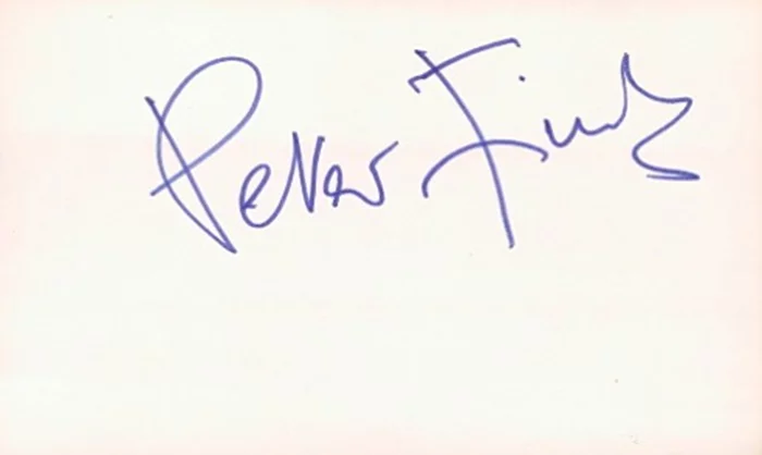 Peter Finch autograph