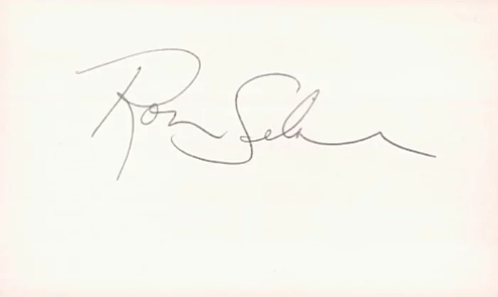 Ron Silver autograph