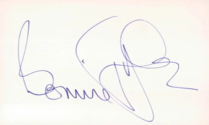 Bonnie Tyler autograph