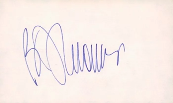 B. J. Thomas autograph
