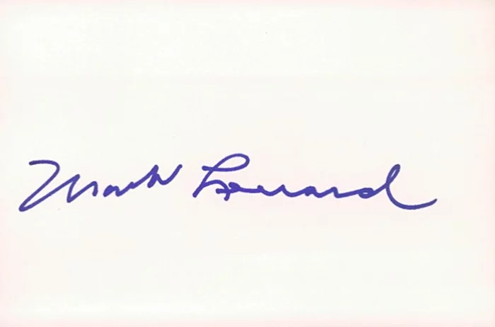 Mark Lenard autograph