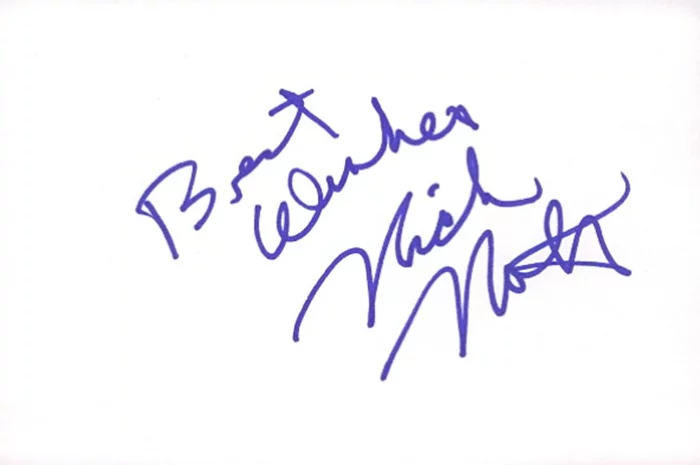 Nick Nolte autograph