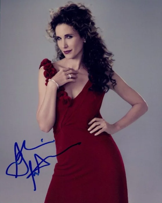 Andie MacDowell autograph