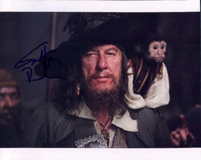 Geoffrey Rush autograph