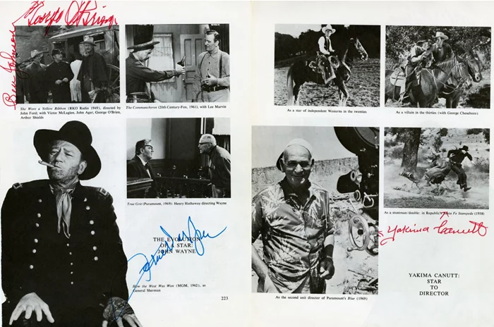 John Wayne autograph