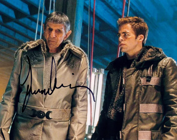 Leonard Nimoy autograph