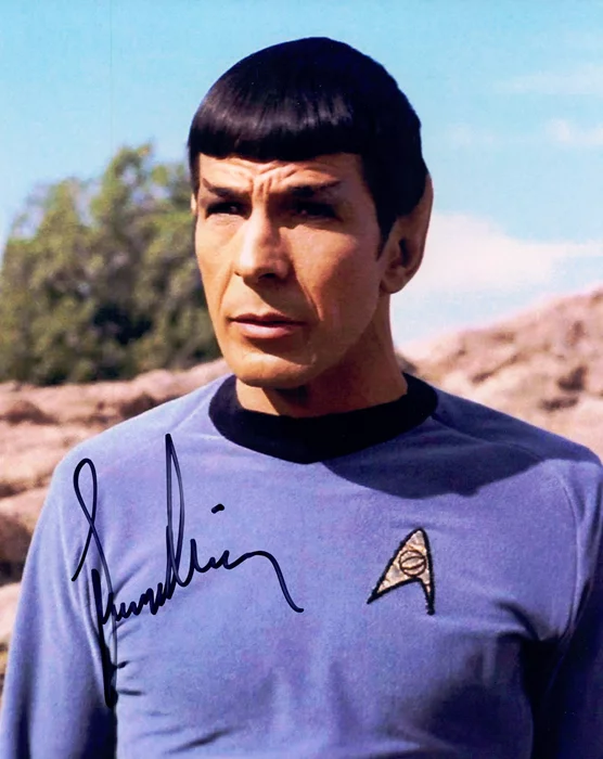Leonard Nimoy autograph