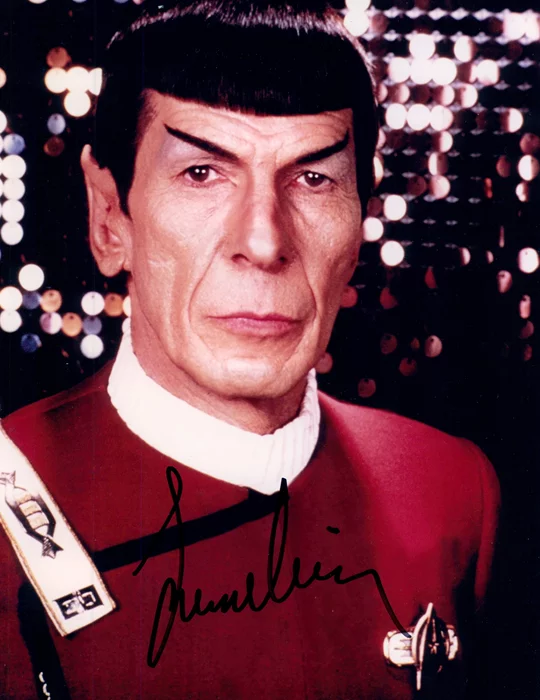 Leonard Nimoy autograph