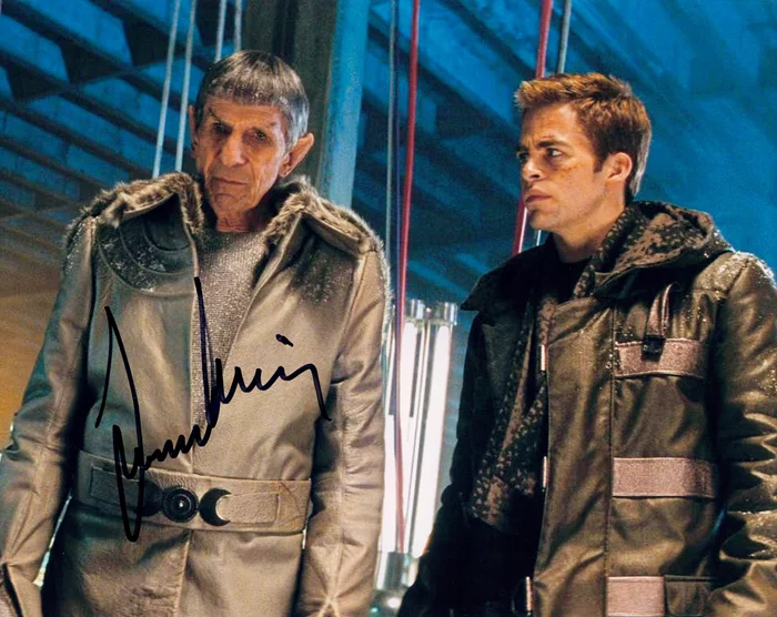 Leonard Nimoy autograph