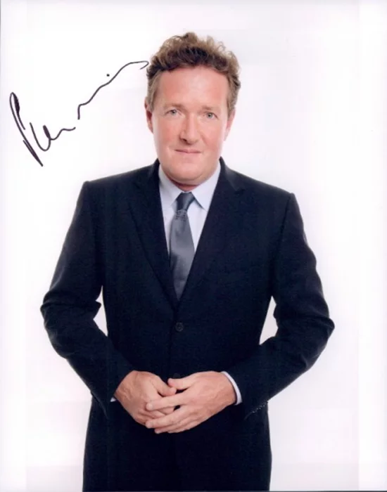 Piers Morgan autograph