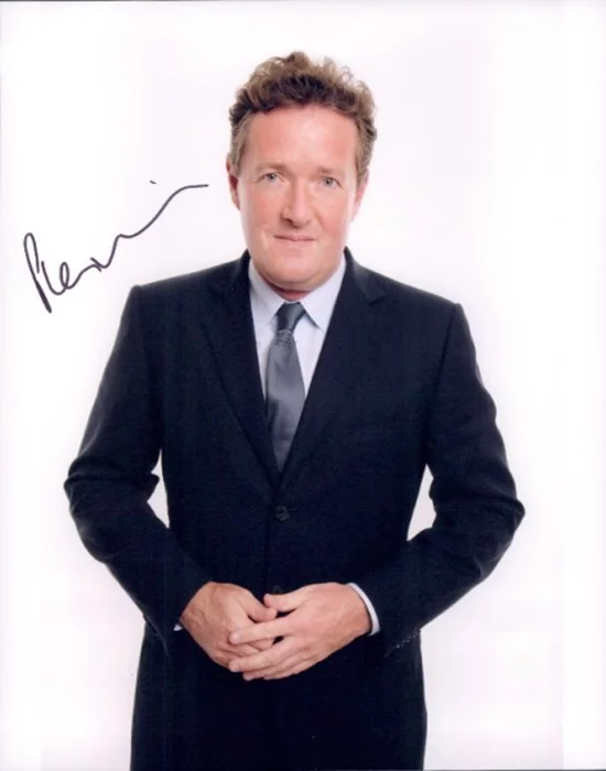 Piers Morgan autograph
