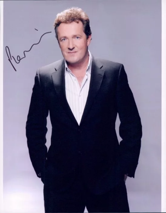 Piers Morgan autograph