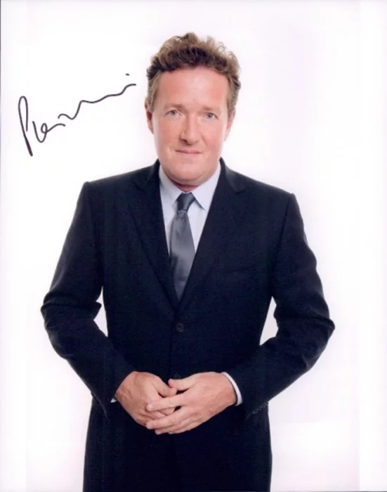 Piers Morgan autograph