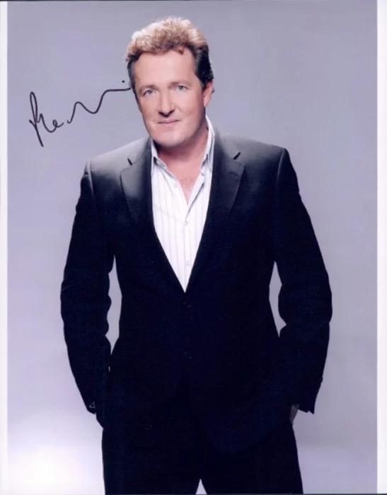 Piers Morgan autograph