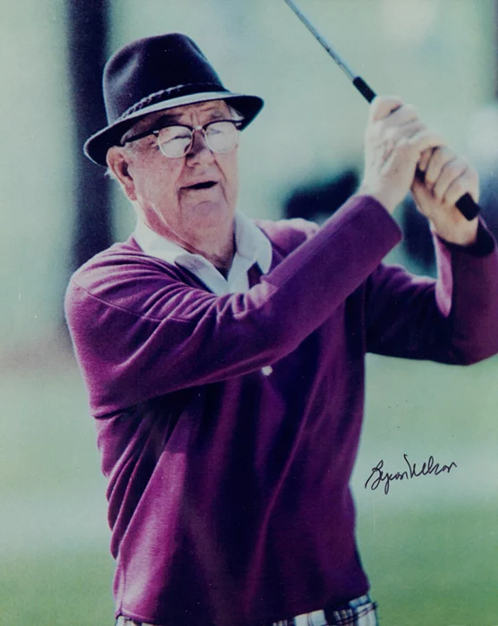 Byron Nelson autograph