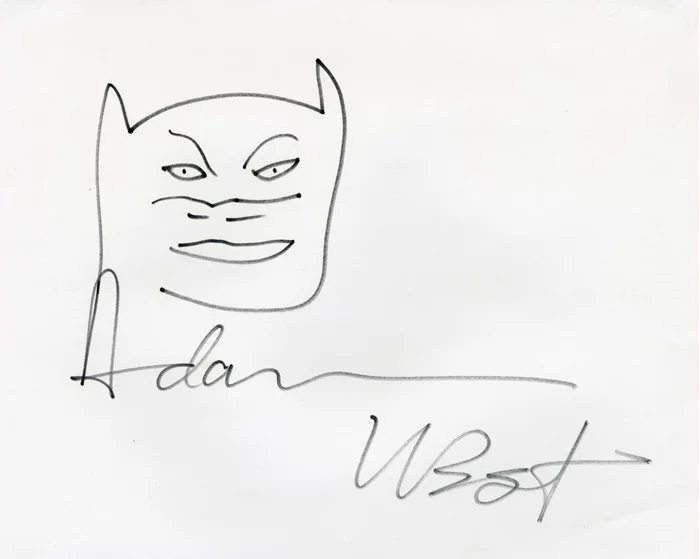Adam West autograph
