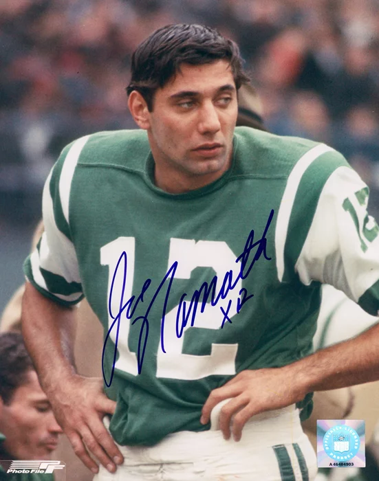 Joe Namath autograph