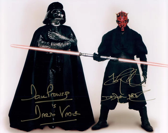 Star Wars Sith Lords autograph