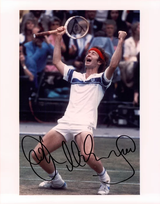 John McEnroe autograph