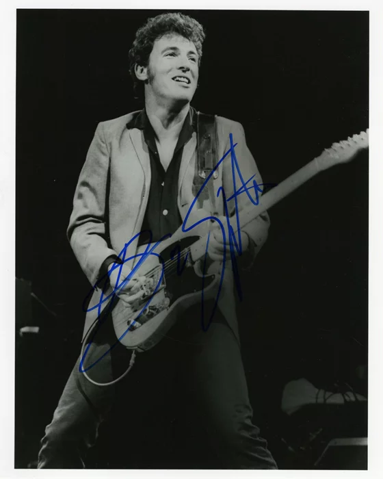 Bruce Springsteen autograph
