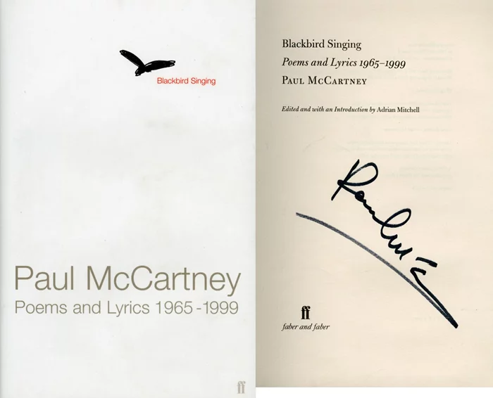 Paul McCartney autograph