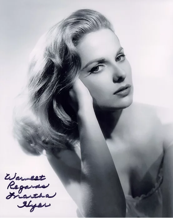 Martha Hyer autograph