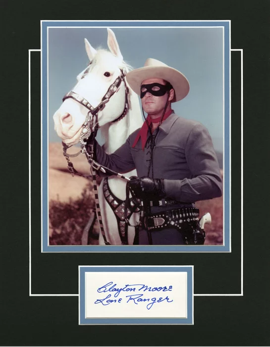 Clayton Moore autograph