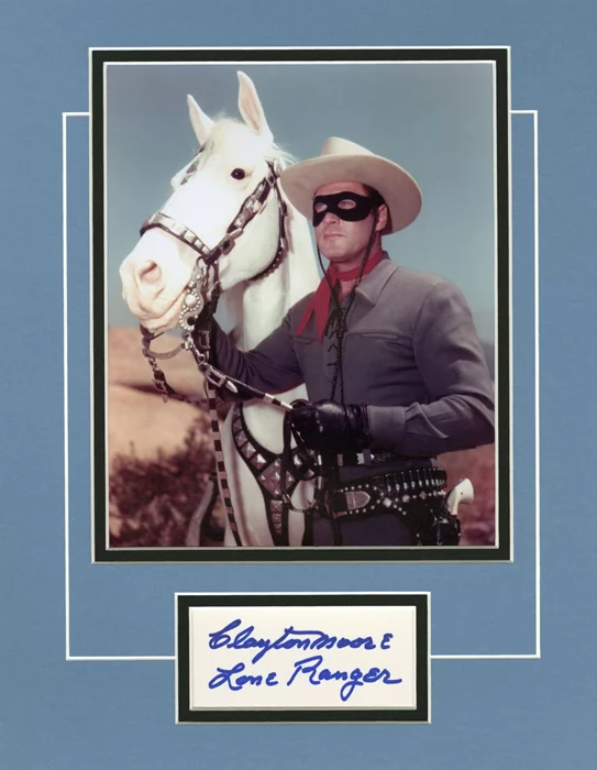 Clayton Moore autograph