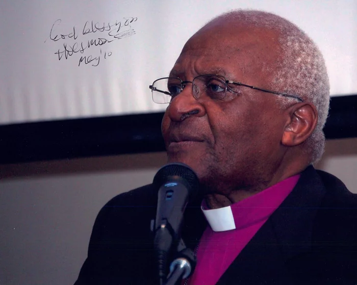 Desmond Tutu autograph