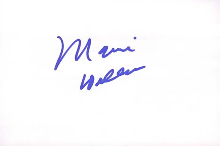 Marcia Wallace autograph