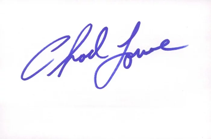 Chad Lowe autograph