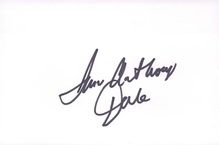 Ian Anthony Dale autograph
