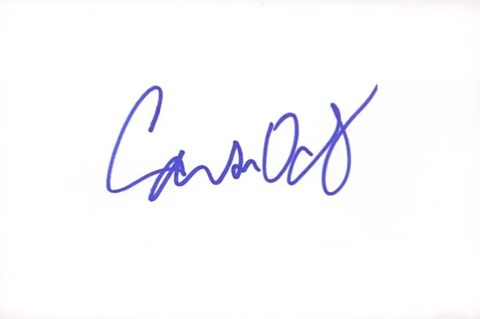 Carson Daly autograph